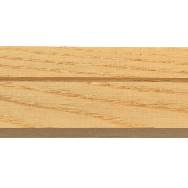 Holzadaptionsprofil für Kunststoff Wandprofil