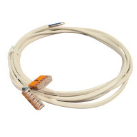 Trafo-Leitung, 230 V, 3 m mit 2 Stück Klemmen