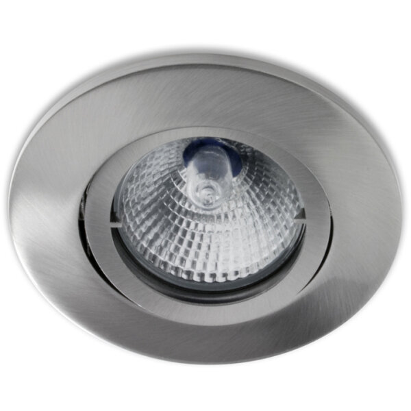 CILING-Line Einbaustrahler schwenkbar 20° ALU-Optik Rund