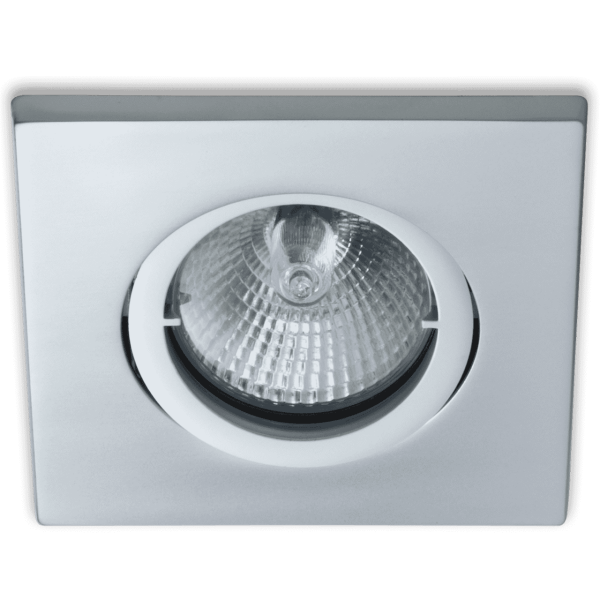 CILING-Line Einbaustrahler schwenkbar 20° ALU-Optik Quadratisch