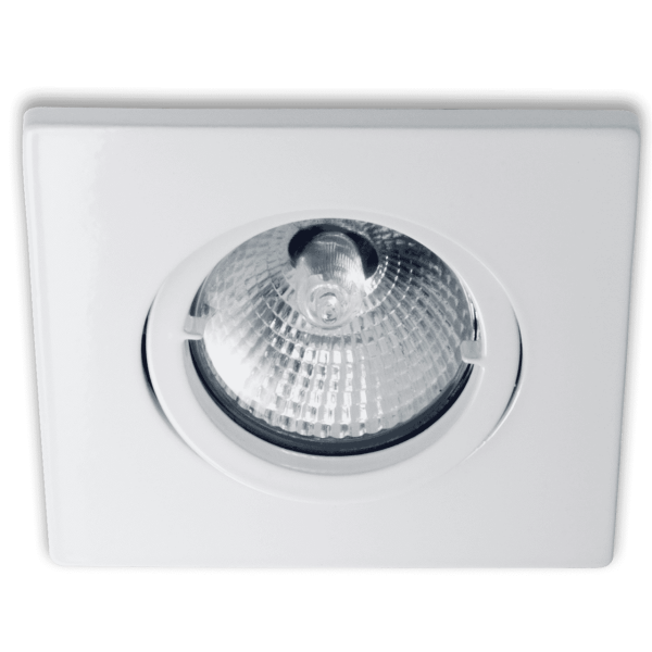 CILING-Line Einbaustrahler schwenkbar 20° Weiß Quadratisch