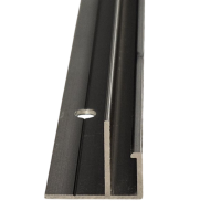 Aluminium Standard Profil Deckenprofil Schwarz eloxiert...