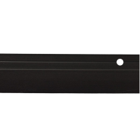 Aluminium Standard Profil Wandprofil Schwarz eloxiert...