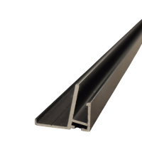 procil Profil Deckenprofil Schwarz eloxiert Stab 2,0 m