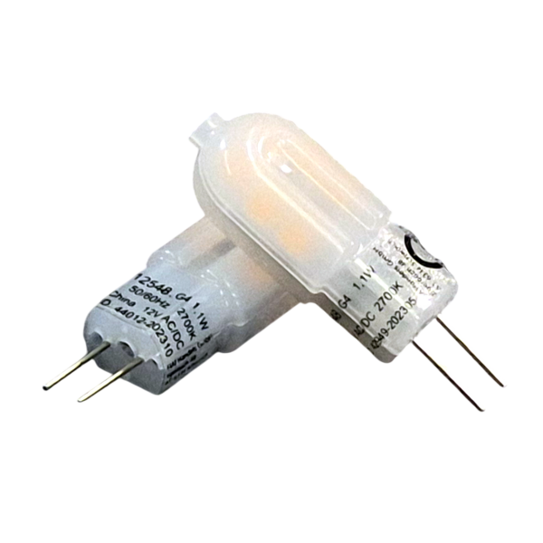NV-LED-Stiftsockellampe G4, 12 V / 1,2 W nicht dimmbar, 2700K